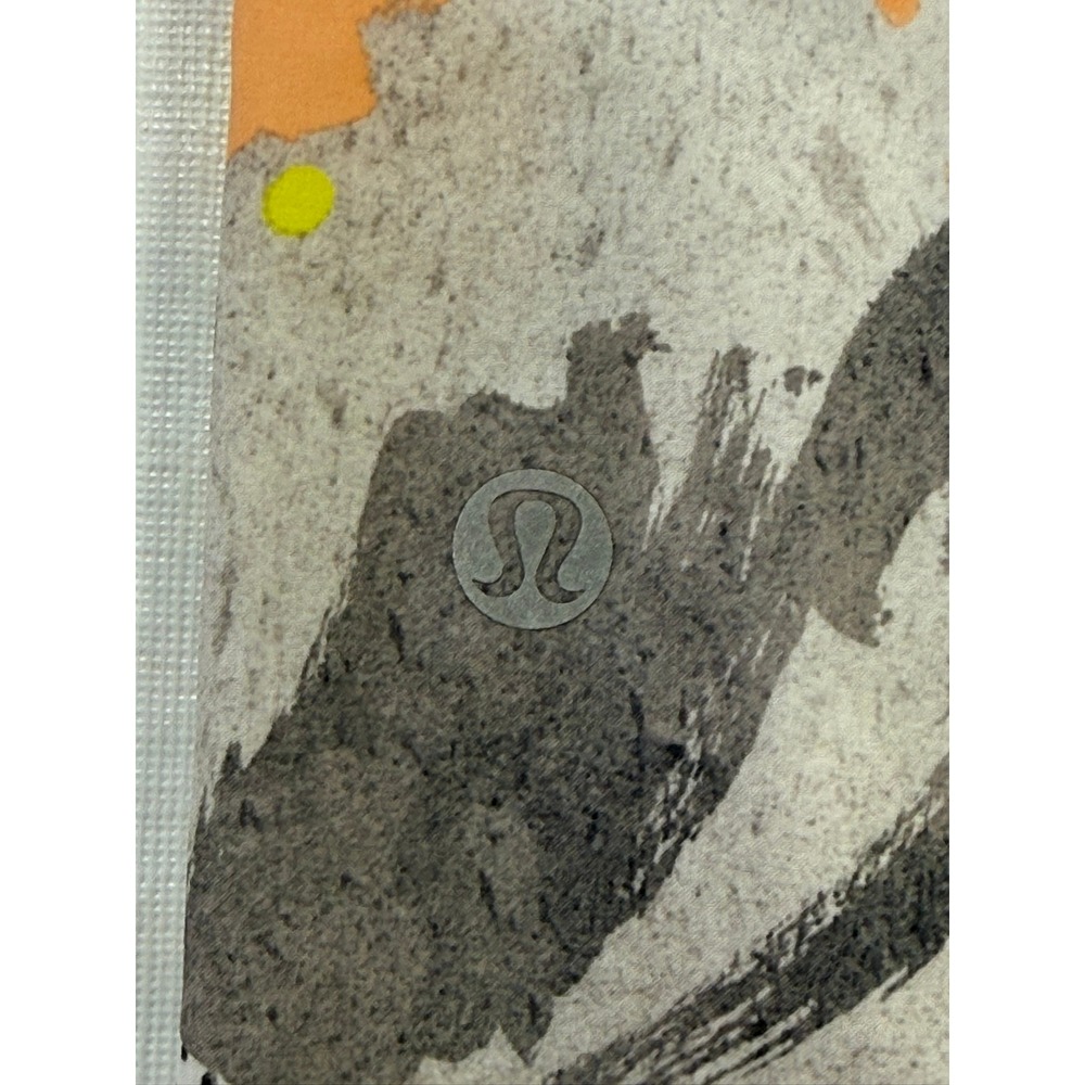Lululemon Om Pant Mini Art Pop White Multi / Slate Size 6 - Picture 4 of 9